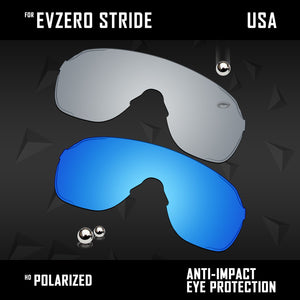 Anti Scratch Polarized Replacement Lenses for-Oakley EVZero Stride